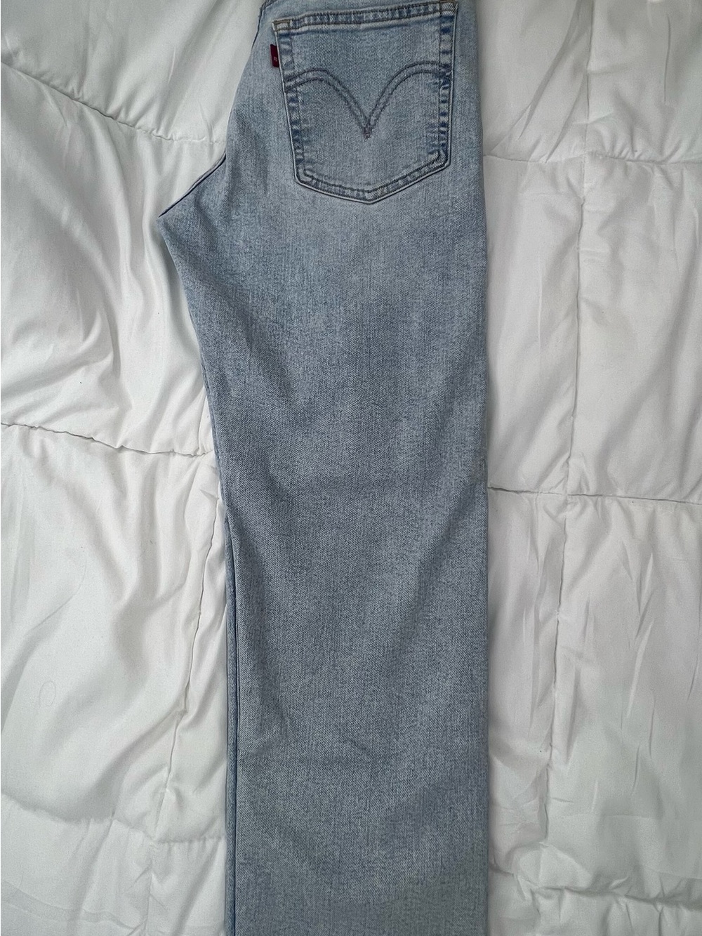 Levi's Wedgie Straight Jeans - Light Blue - Picture 3 of 7